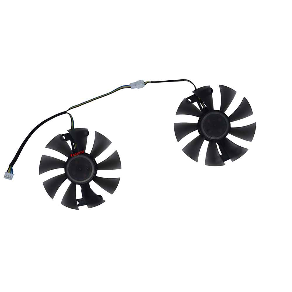 Rx 580 8Gb 2048Sp Gpu - Ventilador de tarjeta gráfica,GA91S2H, Enfriador de