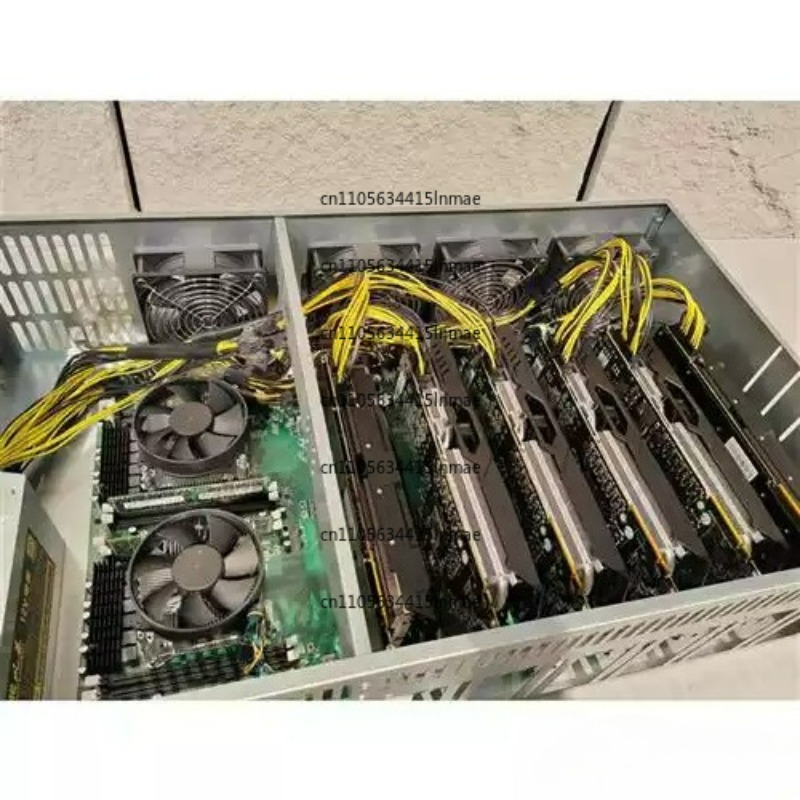8 Gpu 4U Server Chassis - Chasis para Computadora Industrial con Control