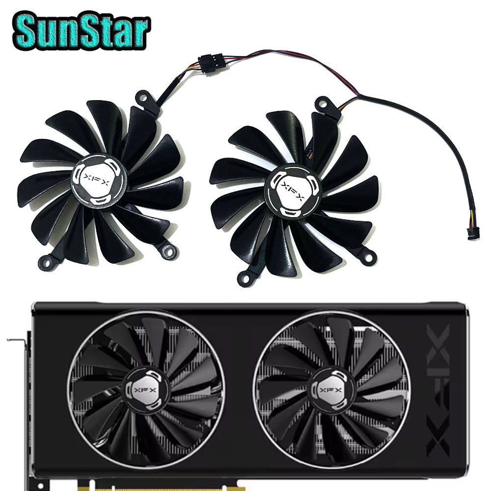 Nuevo 1 Juego de ventilador de - Rx 5700 Xt 8Gb Video Card reseña y precio