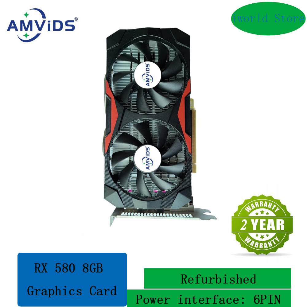 Tarjeta gráfica RX 580, 8GB, G - Rx 580 8Gb 2048Sp Gpu reseña y precio
