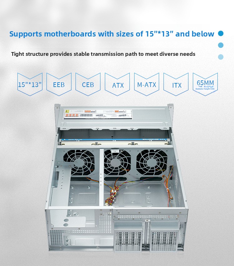 Chasis NAS para Servidor GPU d - 8 Gpu 4U Server Chassis reseña y precio